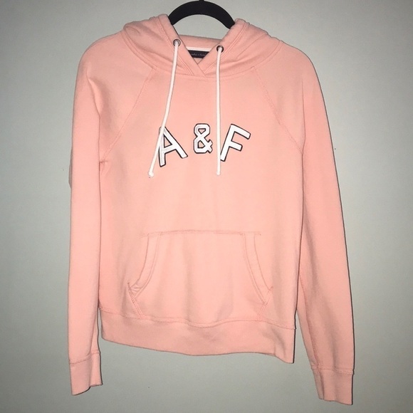 Abercrombie & Fitch Size Medium Soft Pink Hoodie - Picture 1 of 6
